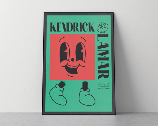 Kendrick Lamar - Art Print / Poster - Green