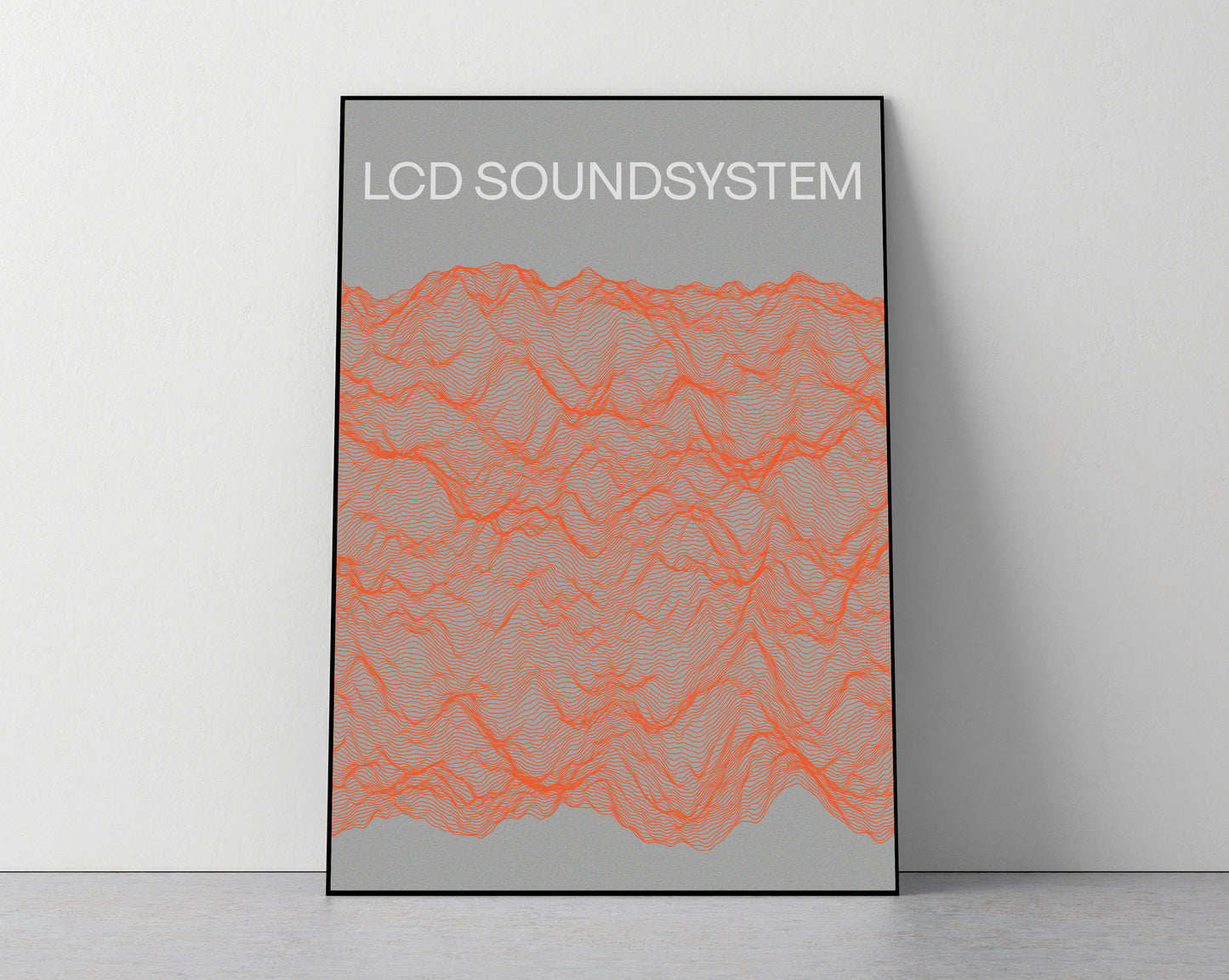 LCD Soundsystem - Art Print / Poster - Orange